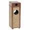 Global Industrial Square Outdoor Can, Brown, Steel, 10-1/4 in 238240BN - alternate 1